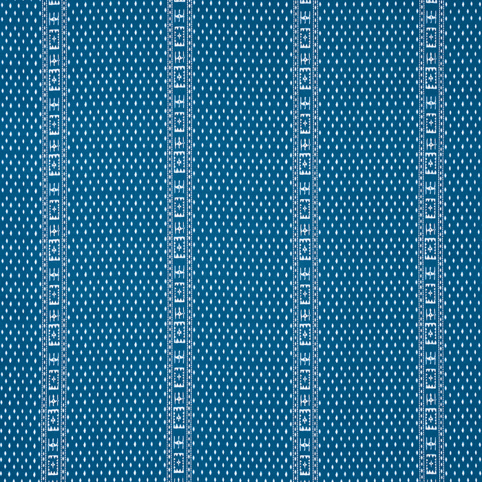 Schumacher Indah Batik Indigo Fabric 180490