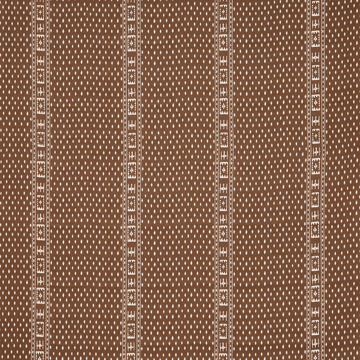 Schumacher Indah Batik Sepia Fabric 180491