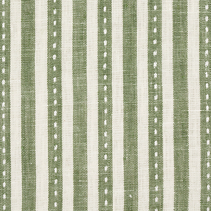 Schumacher Mathis Ticking Stripe Sage Fabric 180591