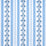 Schumacher Delft Stripe Cornflower Blue Fabric 180660