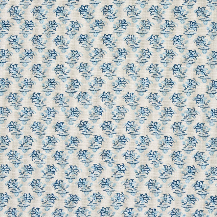 Schumacher Oleander Indoor/Outdoor Indigo Fabric 180760
