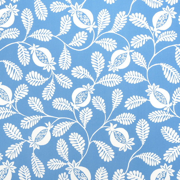 Schumacher Lanzadera Vine Indoor/Outdoor Ocean Fabric 180990