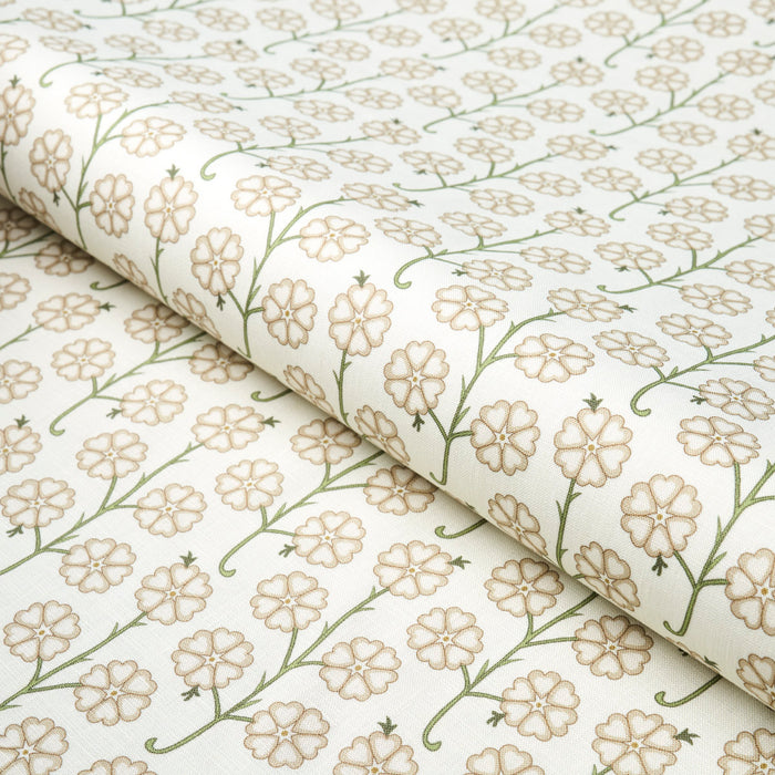 Schumacher Gardenia Flax Fabric 181402