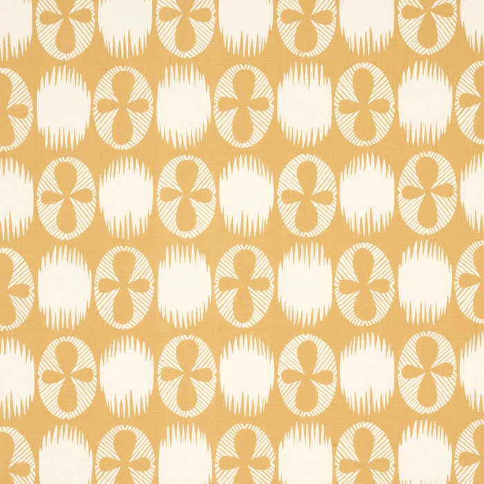 Schumacher Lunaria Ochre Fabric 181512