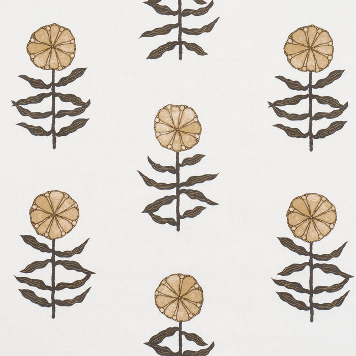 Schumacher Pretty Petals Neutral Fabric 181661