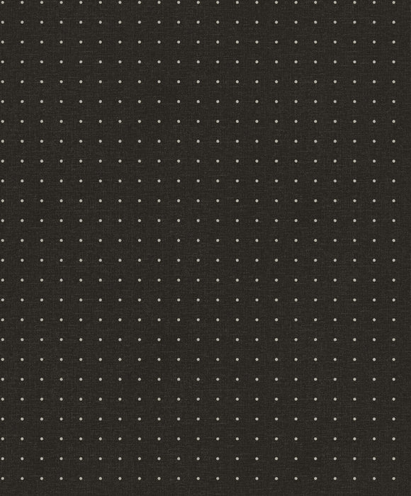 Seabrook Designs Dot Charcoal Wallpaper Sample 1820508