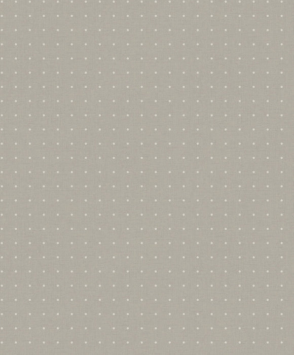 Seabrook Designs Dot Light Grey Wallpaper Sample 1820518