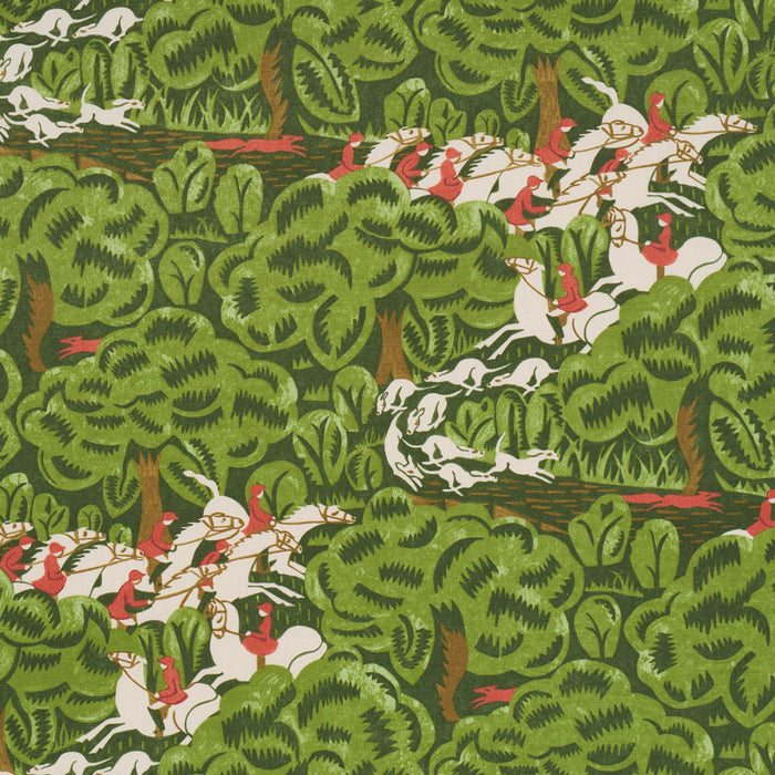 Schumacher Margaret Schloeman's Fox Chase Forest Fabric 182340