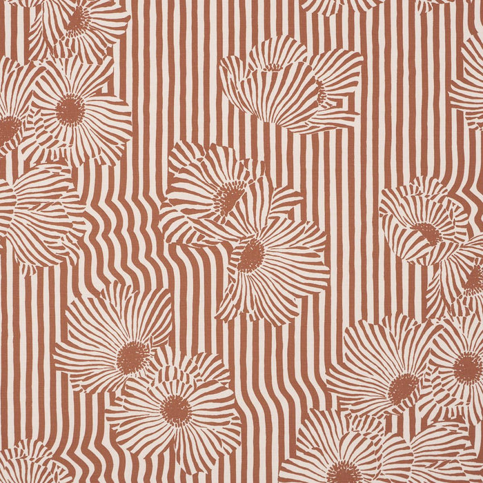 Schumacher Chaney Floral Terracotta Fabric 182540