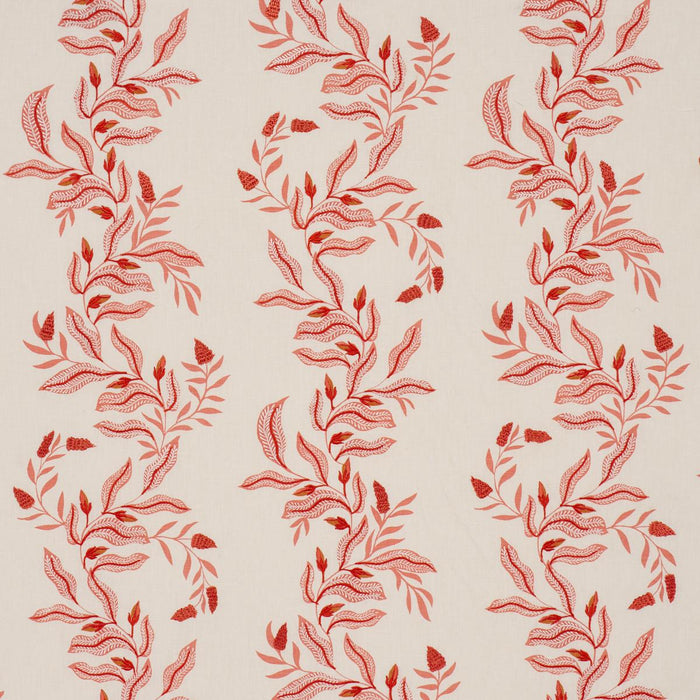 Schumacher Vagary Vines Coral Fabric 182640