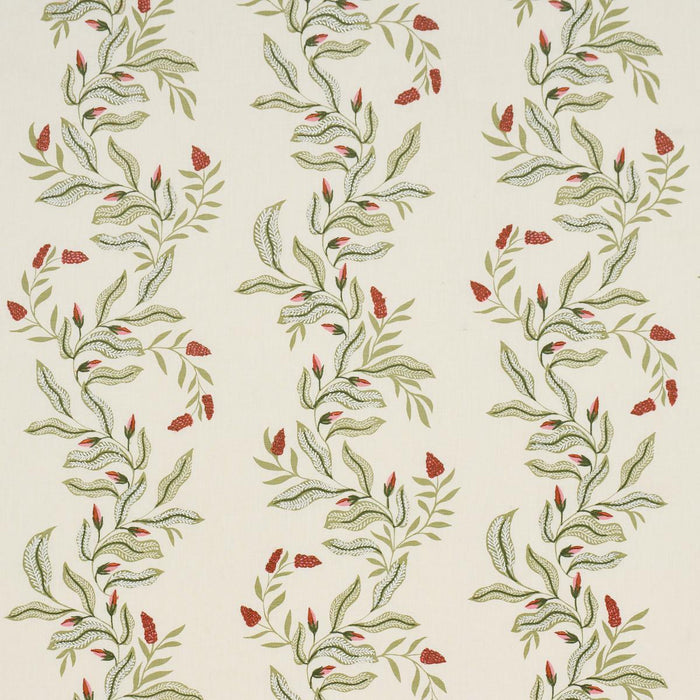 Schumacher Vagary Vines Watermelon Fabric 182642