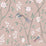 Schumacher Paradise Birds Blush Shimmer Wallpaper Sample 1901
