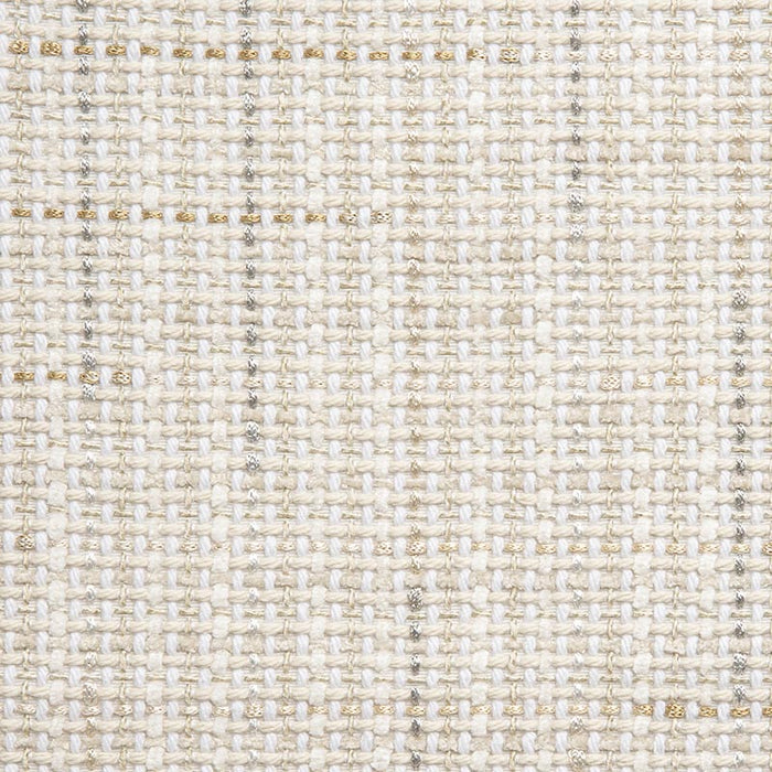 Holly Hunt Great Plains Luxe Grid Soft Light Fabric Sample 1976/01