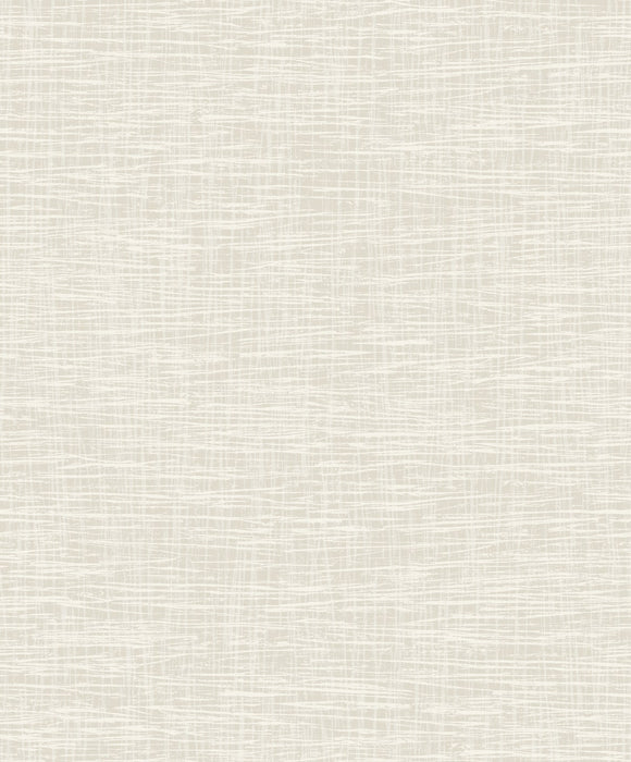 Seabrook Designs Crosshatch Texture Pearl And Cream Wallpaper Sample 2010300