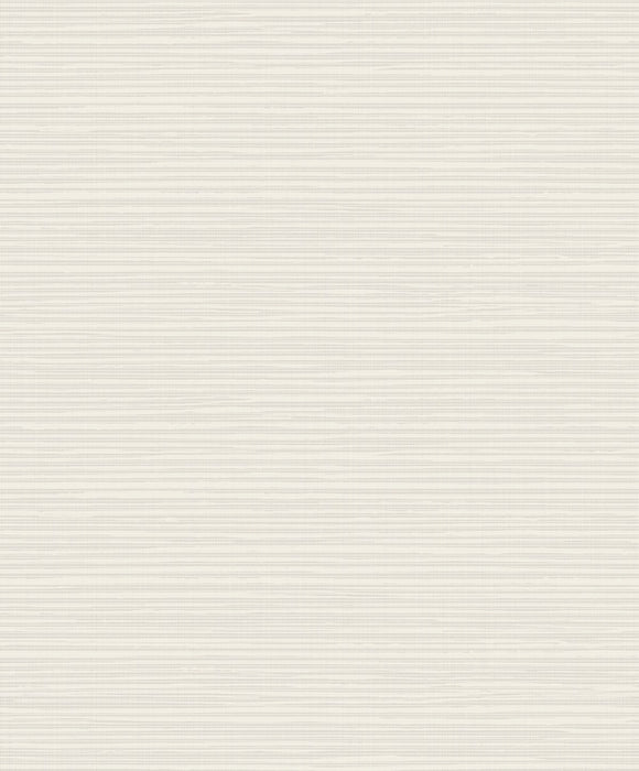 Seabrook Designs Horizontal Texture Silver And Ivory Wallpaper Sample 2010408