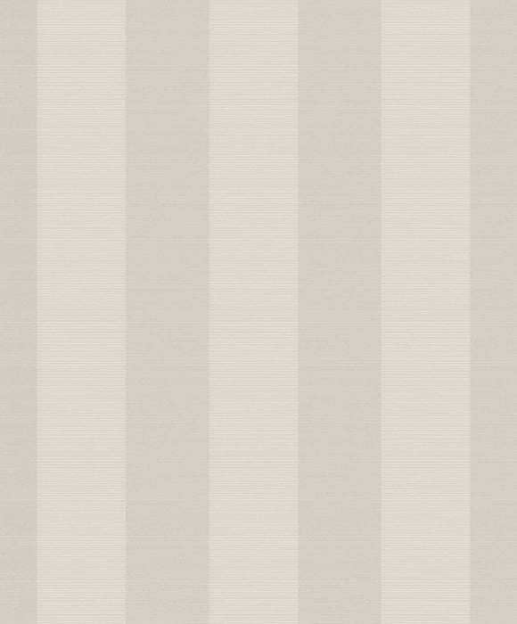 Seabrook Designs Stripe Silver And Ivory Wallpaper Sample 2011308