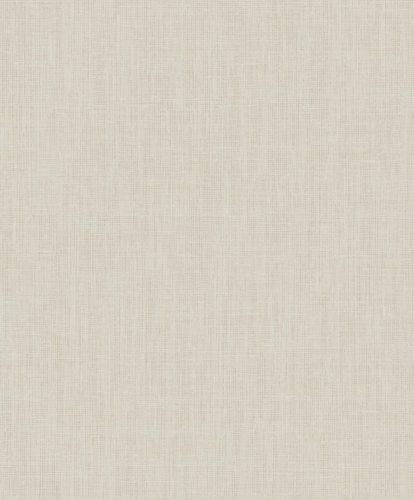 Seabrook Designs Elegant Burlap Beige And Ivory Wallpaper Sample 2011407