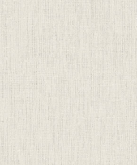 Seabrook Designs Elegant Burlap Silver And Ivory Wallpaper Sample 2011408