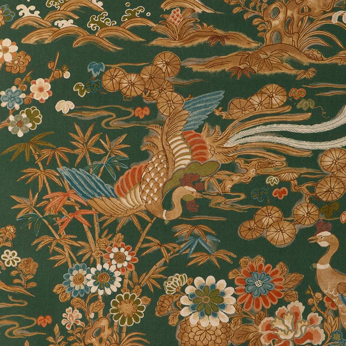 Lee Jofa Sakura Print Green Fabric 2023139.3.0