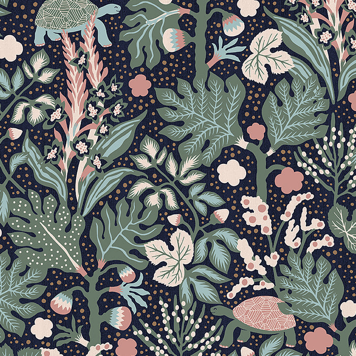 Schumacher TurgrAS Midnight Wallpaper Sample 2090