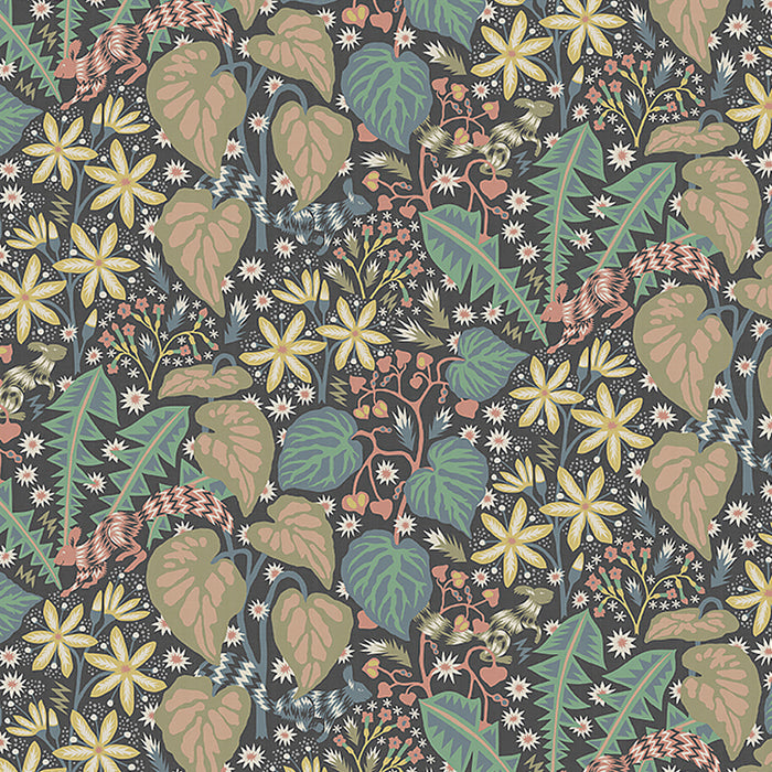 Schumacher Zingkorre Mural Midnight Multi Wallpaper 2094