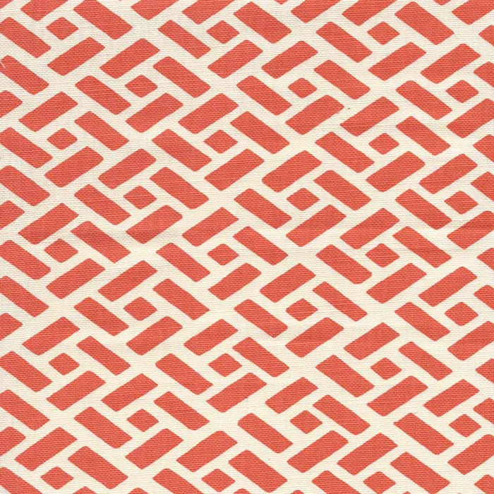 China Seas Edo Orange Fabric Sample 2220-07