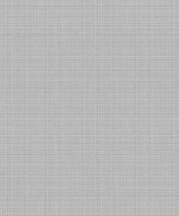 Seabrook Designs Crosshatch Linen Metallic Silver Wallpaper Sample 2231917