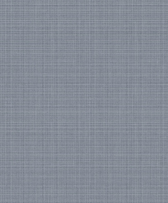 Seabrook Designs Crosshatch Linen Metallic Smoke Wallpaper Sample 2231932