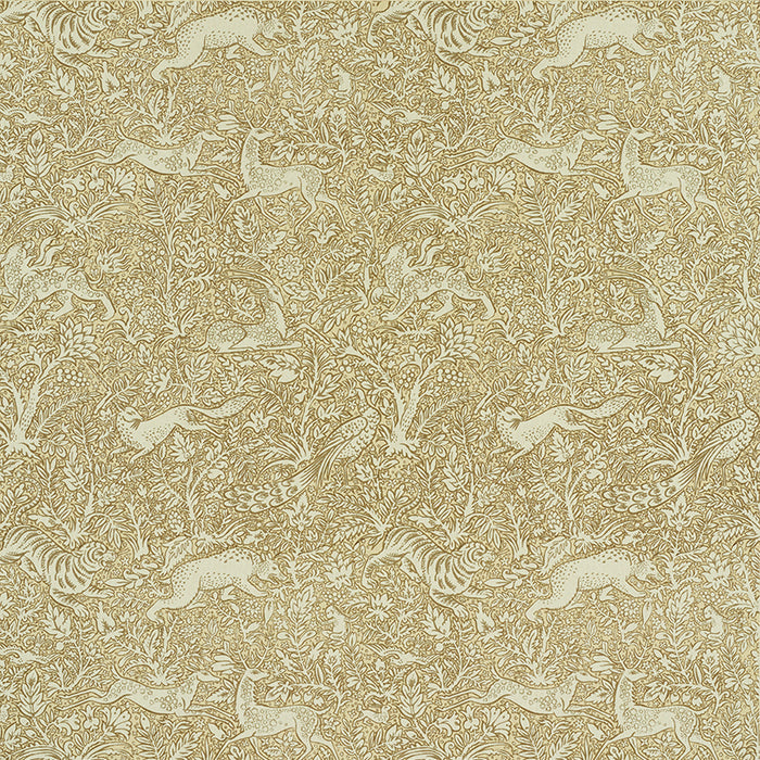 Schumacher Khan's Park Gray Beige Fabric 2603274