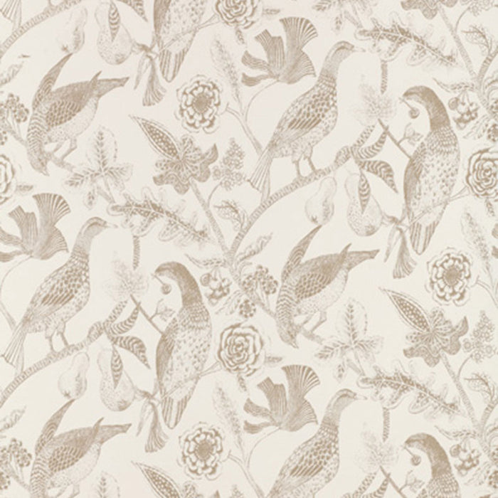 Schumacher Katmandu Beige Wallpaper Sample 2700200