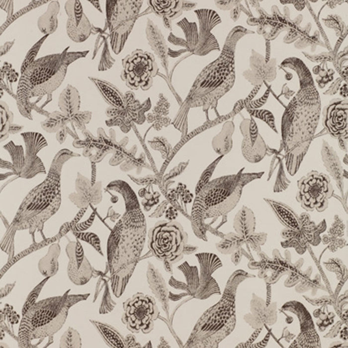 Schumacher Katmandu Graphite Wallpaper Sample 2700203