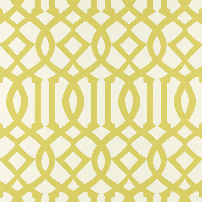 Schumacher Imperial Trellis Citrine Wallpaper 2707213