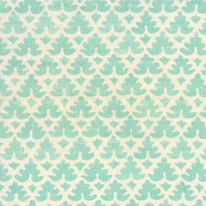 Quadrille Volpi Turquoise Fabric 304040F