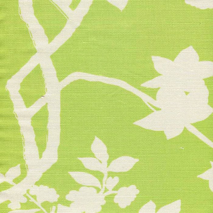 Quadrille Happy Garden Background Jungle Green Fabric 306186F
