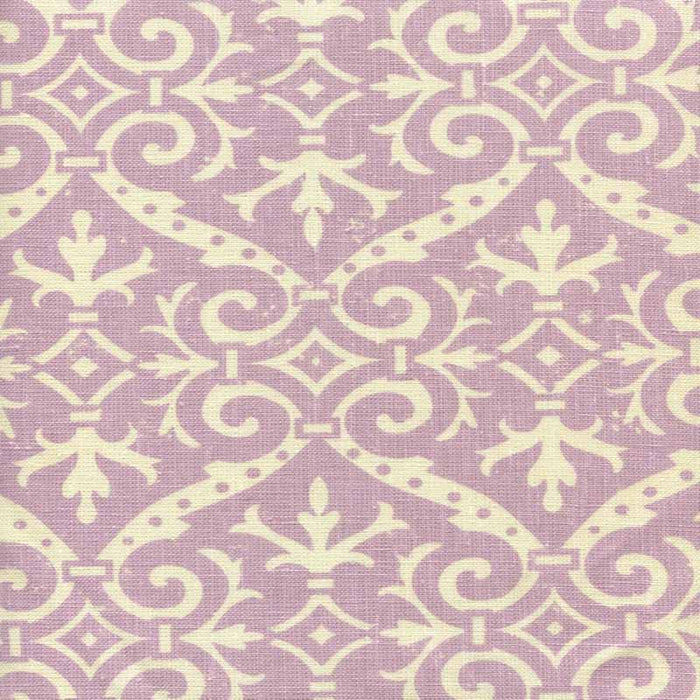 Quadrille French Damask Reverse Soft Lavender Fabric 306495F-05