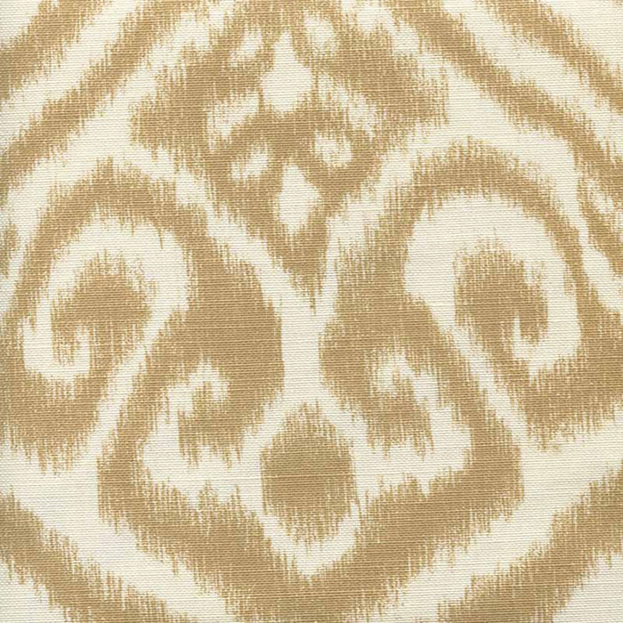 Quadrille Ishim Ikat Taupe Fabric Sample 306570F-01
