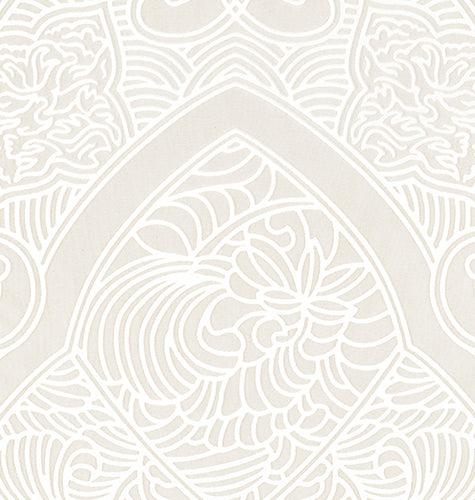 Brentano Arabesque Tendril Fabric Sample 3418-02