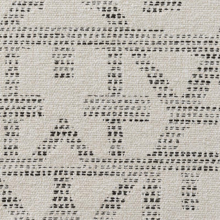 Holly Hunt Great Outdoors On the Fence Ebony and Ivory Fabric Sample 343/05