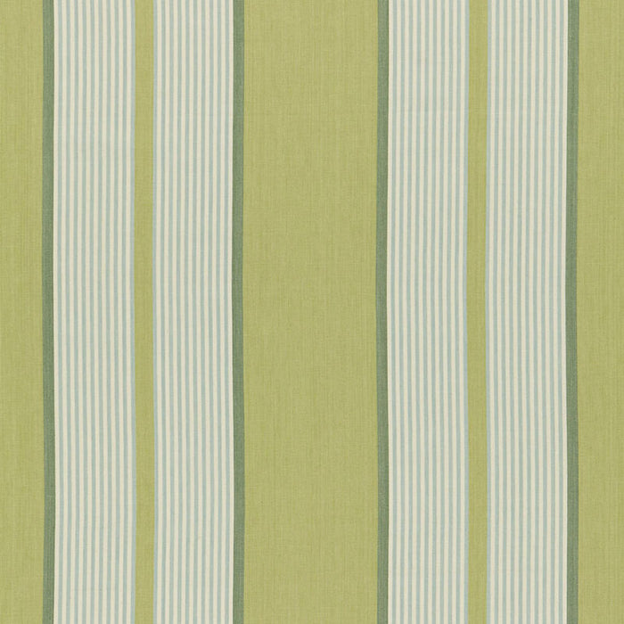 Schumacher Summerside Stripe Pear Fabric 3486001