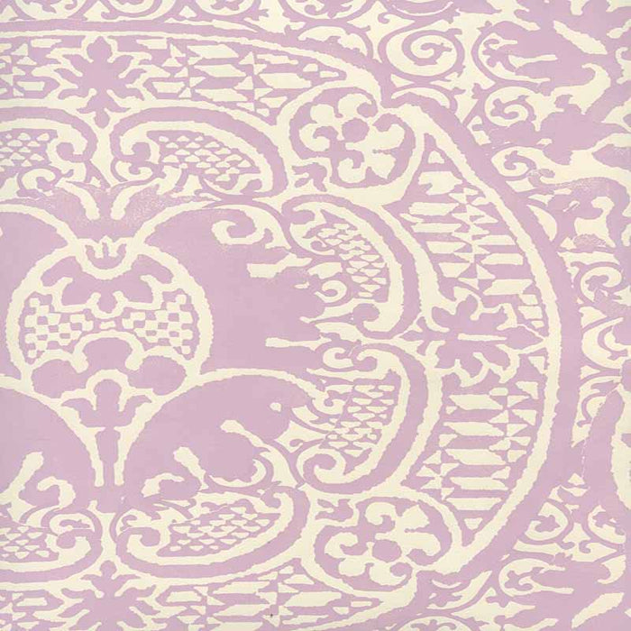 Quadrille Veneto Soft Lavender Wallpaper Sample 352000W-25OWP