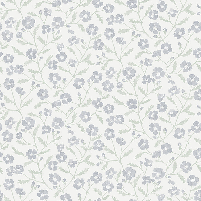 Schumacher Mira Slate Wallpaper 3966