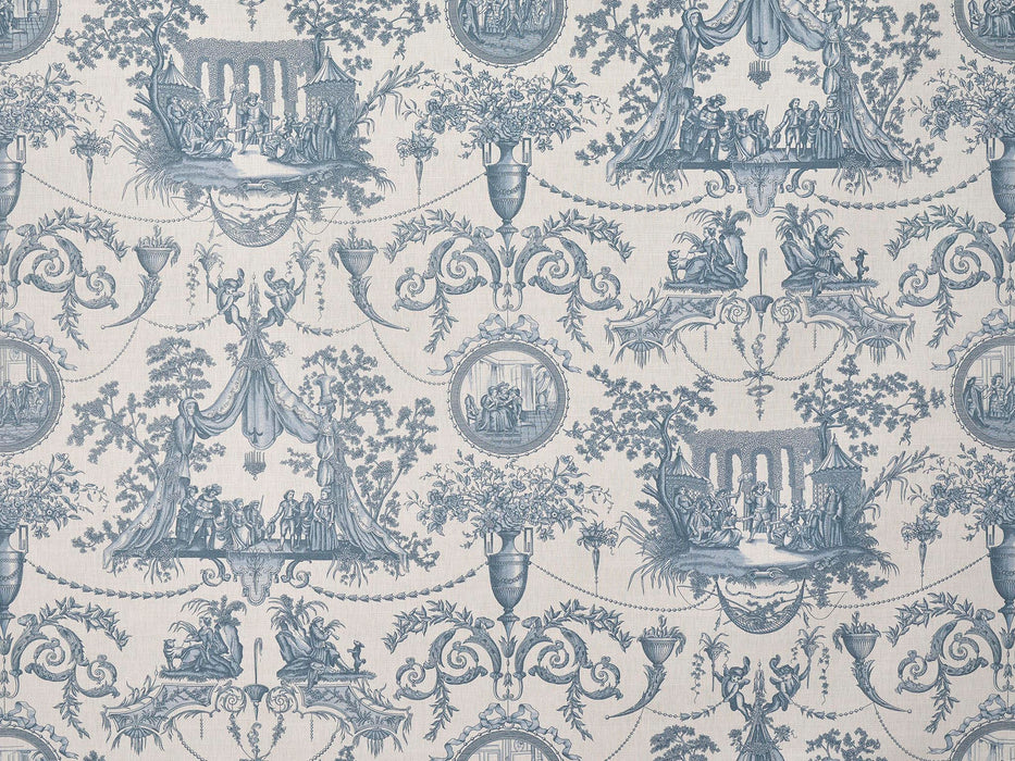 Braquenie Mariage De Figaro Encre Fabric Sample B7688002