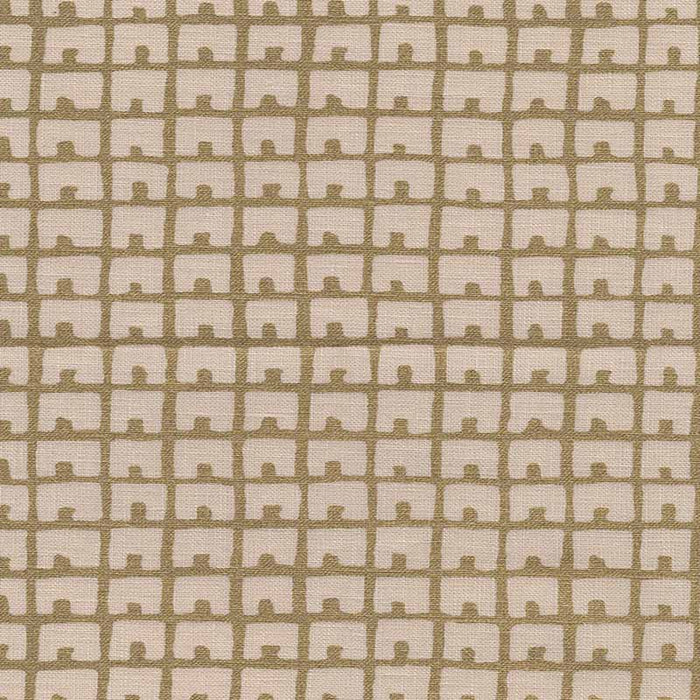 China Seas Fez Background Gold Metallic Fabric 4040-07