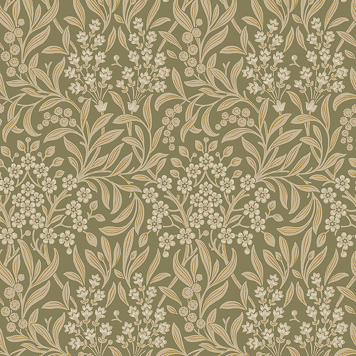 Schumacher Kryddhyllan Leaf Wallpaper 4183