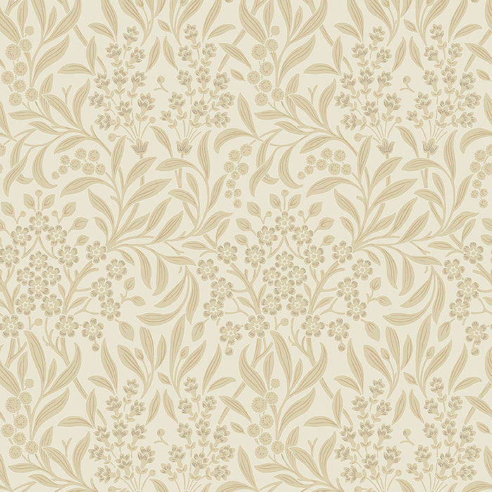 Schumacher Kryddhyllan Ivory Wallpaper 4185
