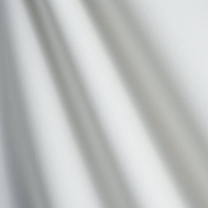 Schumacher Gainsborough Velvet White Fabric Sample 42777