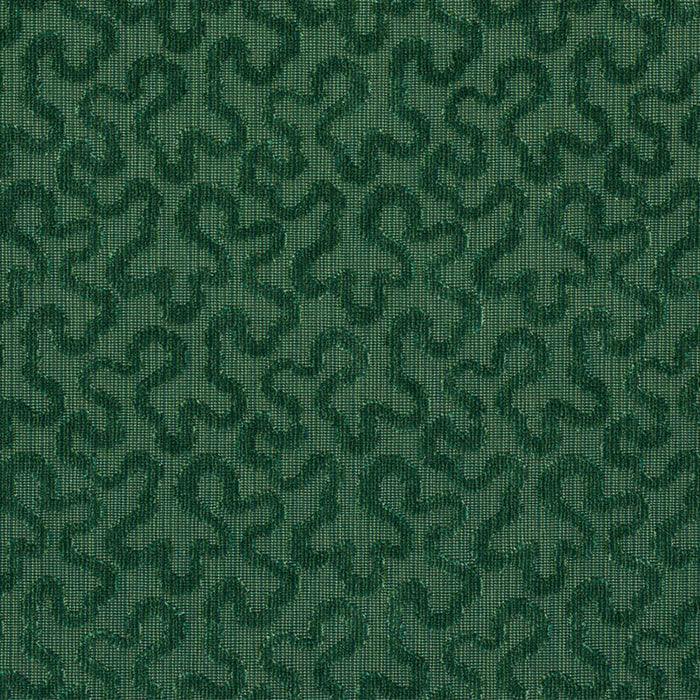 Schumacher Vermicelli Velvet Emerald Fabric 43278