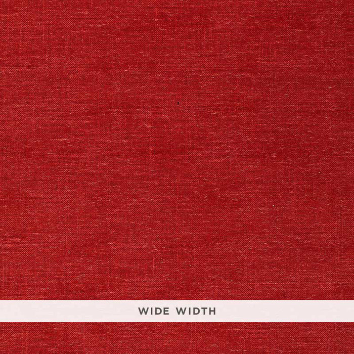 Schumacher Burlap Weave Red Wallpaper Sample 5000865