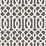 Schumacher Imperial Trellis Charcoal Wallpaper Sample 5003361
