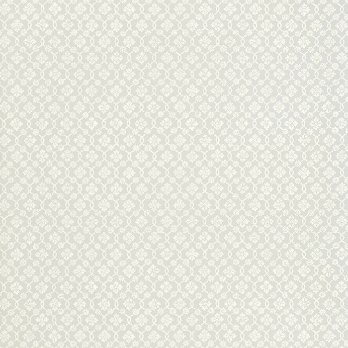 Schumacher Harbury Trellis Dove Wallpaper 5004141